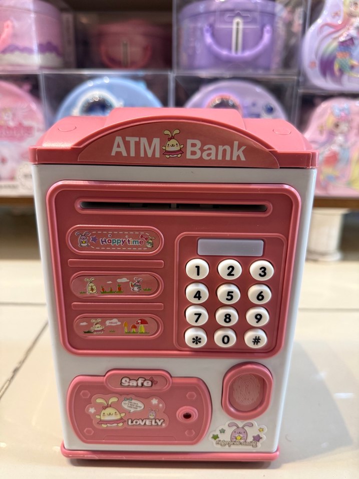 Renkli ATM Bankası Elektronik Kumbara - Görsel 5