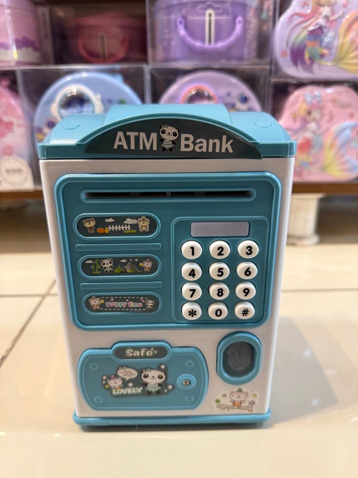 Renkli ATM Bankası Elektronik Kumbara - Görsel 3