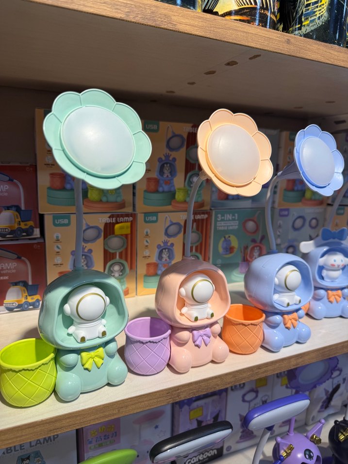 Pastel Renkli Ayarlanabilir Masa Lambası - Görsel 2