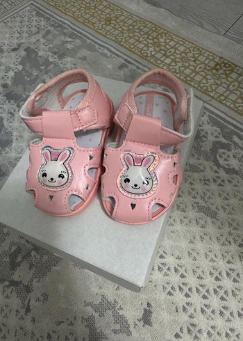 Kelebek Detaylı Yeşil Kız Çocuk Sandalet - Görsel 2