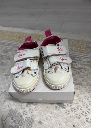 Kız Çocuk Beyaz Renkli Baskılı Spor Ayakkabı - Görsel 2