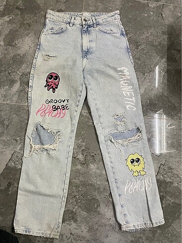 bershka mom jean
