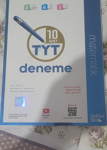 TYT 345 yayınları Matematik 9lu Deneme