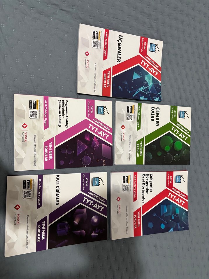 Sonuç Yayınları TYT-AYT Geometrı Yeni Nesil Soru Kitapları Seti - Görsel 2