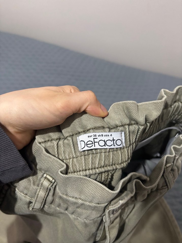 Defacto Kadın Mom Jean - Görsel 5