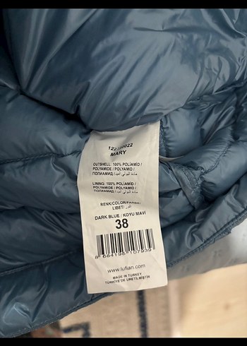 Lufian Kaz Tüylü Kadın Mont - Görsel 7