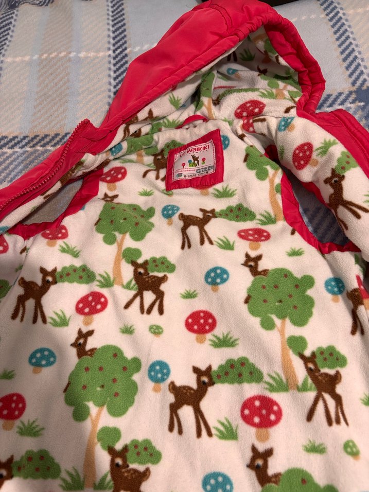 Lc Waikiki Kız Çocuk Kapüşonlu Fermuarlı Yelek - Görsel 2