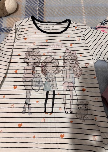 Lc Waikiki Kız Çocuk Kazak Tişört ve Eşofman - Görsel 5