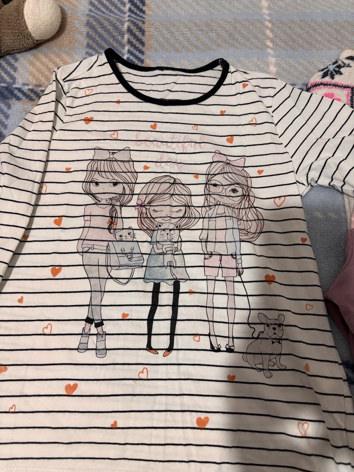 Lc Waikiki Kız Çocuk Kazak Tişört ve Eşofman - Görsel 5