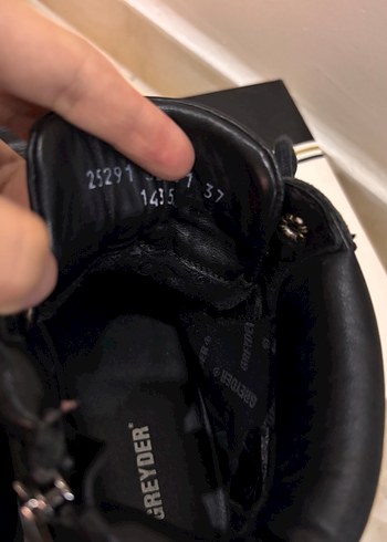 Greyder Hakiki Deri Kadın Kısa Bot - Görsel 4