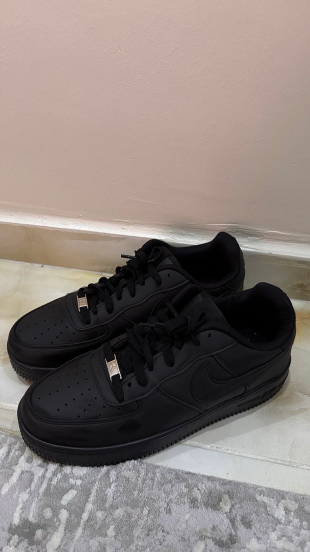 Orijinal-Nike Air Force 1 Triple Black - Görsel 3