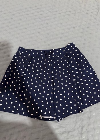 Lc Waikiki Kız Çocuk Mavi Mini Şort Etek