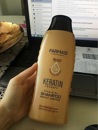 Farmasi keratin serisi şampuan