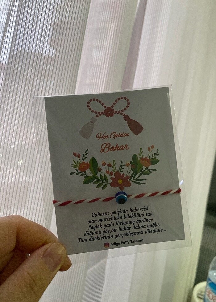 Marteniçka bileklik - Görsel 2