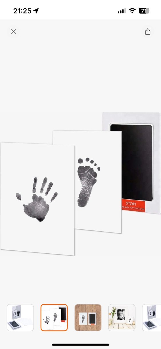 Bebek El Ayak İzi Seti - Görsel 2