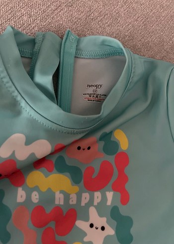 Turkuaz Baskılı Erkek Çocuk Mayo Takımı - Görsel 3