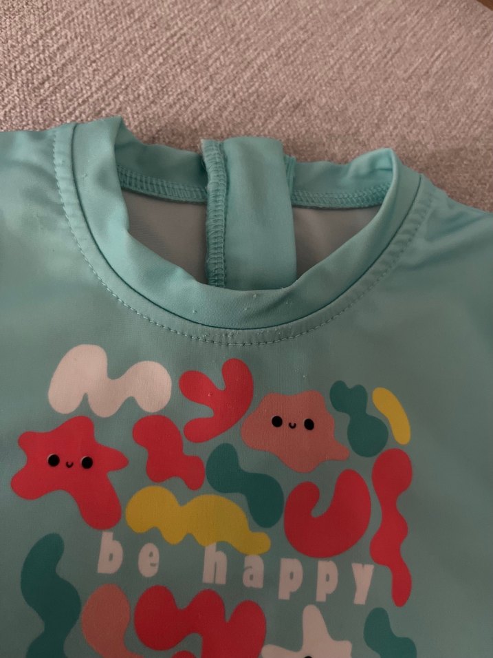 Turkuaz Baskılı Erkek Çocuk Mayo Takımı - Görsel 4