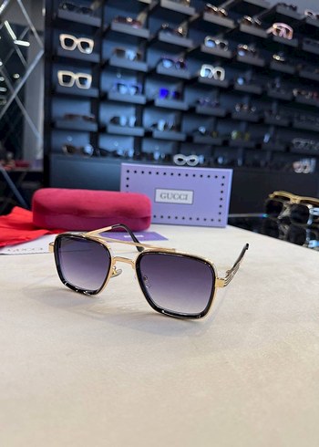 Şeffaf Gri Street Style Gözlük - Görsel 2