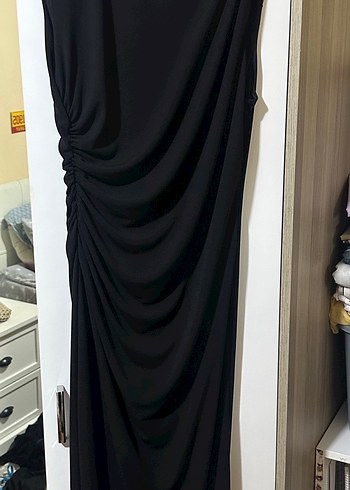 Zara Zara büzgülü midi elbise