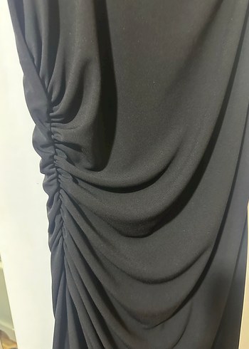 xl Beden Zara büzgülü midi elbise