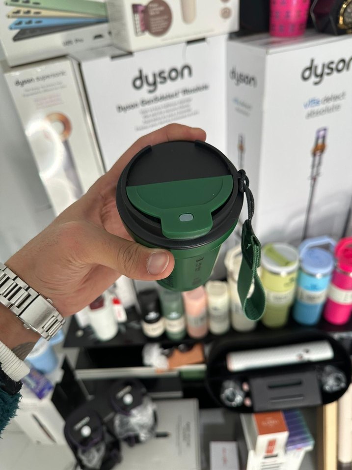 Yeşil Renkli Termos Matara - Görsel 2