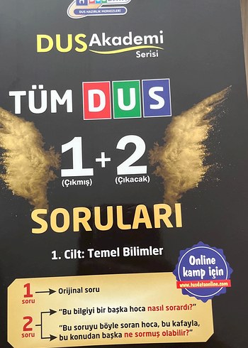  Beden Renk TÜM DUS 1+2 Soru Bankası Seti