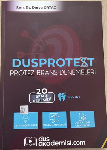 Dusprotest Protez Branş Denemeleri Kitabı