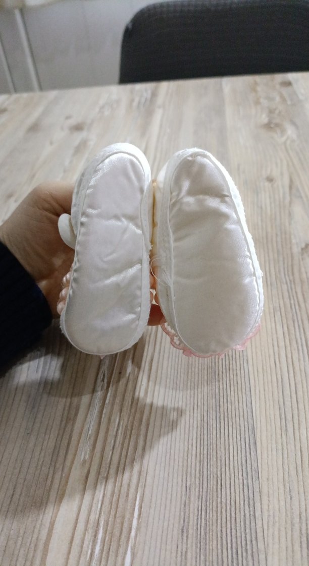 Dantel İşlemeli Beyaz Bohem Kız Özel Ayakkabı - Görsel 4