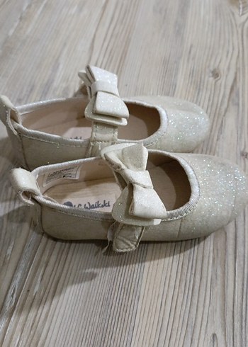 Kız Çocuk Beyaz Fiyonklu Babet - Görsel 2