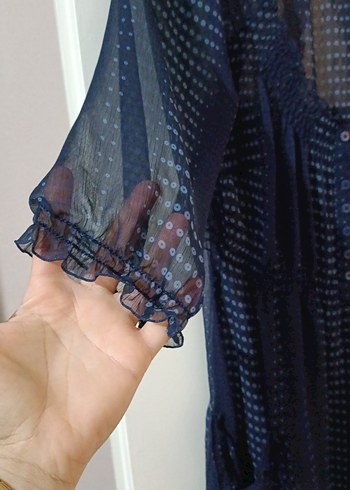 Bohem Tarzı yuvarlak Yaka pareo - Görsel 2