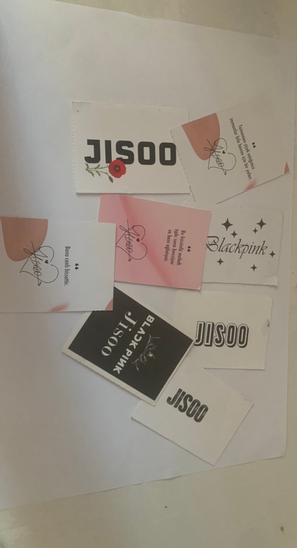 Blackpink jisoo photokart - Görsel 2