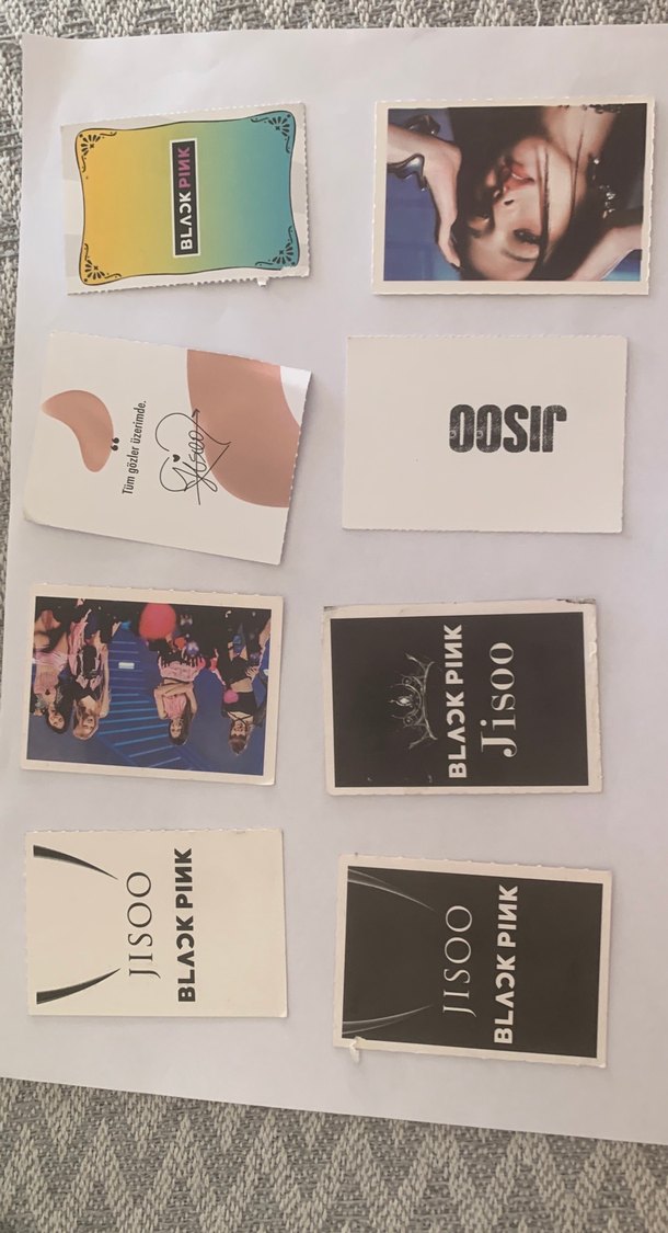 Blackpink karışık photokart - Görsel 2