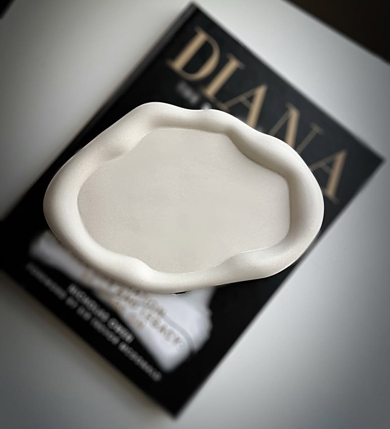 Bohem Tarzı Bulut Tabak - Beton Görünümlü - Görsel 2