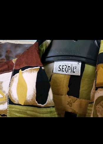 Bohem Çok Renkli Desenli Uzun Kollu Gömlek - Görsel 6