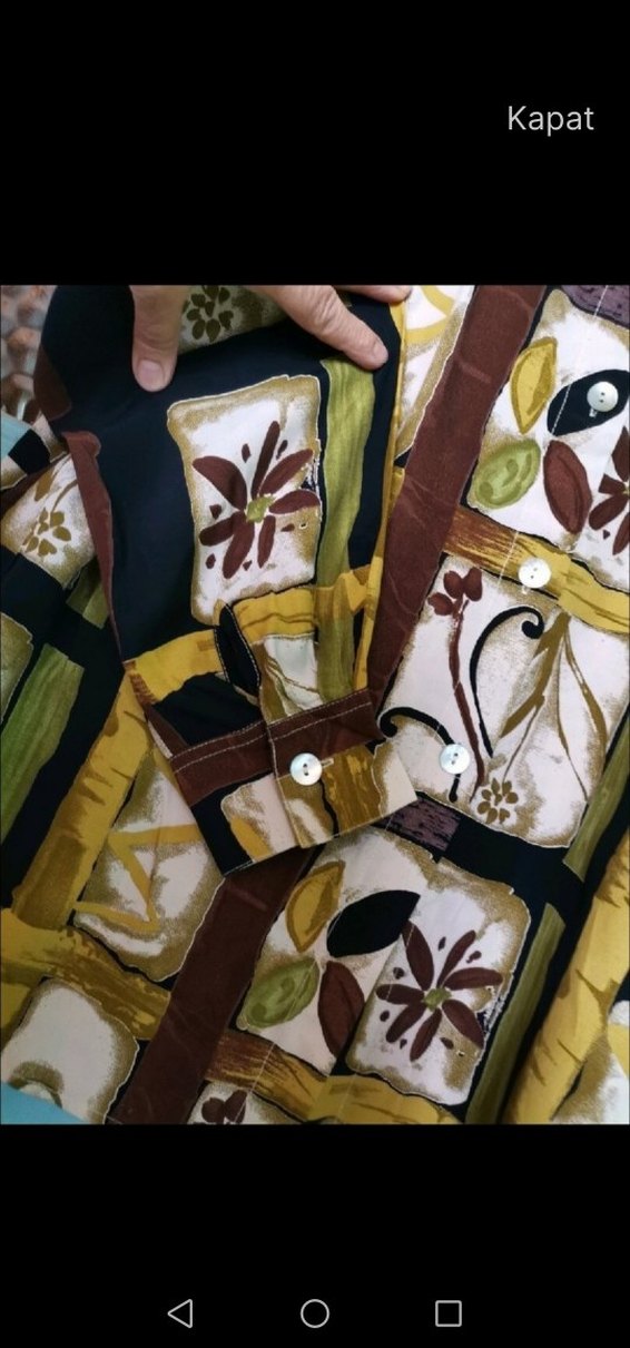 Bohem Çok Renkli Desenli Uzun Kollu Gömlek - Görsel 5