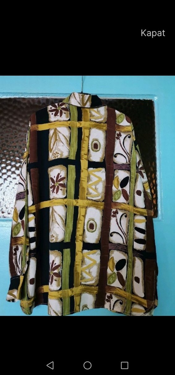 Bohem Çok Renkli Desenli Uzun Kollu Gömlek - Görsel 2