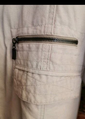 Düğmeli Bej erkek spor ceket - Görsel 5