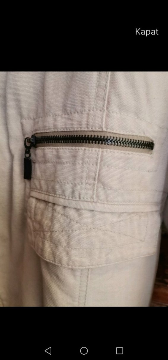 Düğmeli Bej erkek spor ceket - Görsel 5