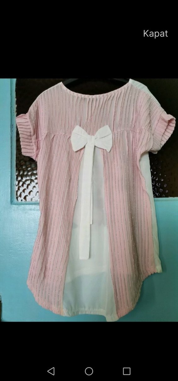 Kız Çocuk Baskılı Salaş Tişört - Görsel 2