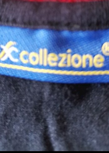 Collezione Baskılı Siyah kaliteli tshirt. Collezione