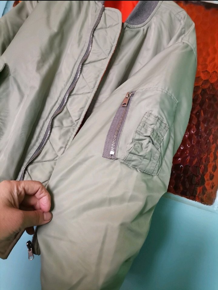 Çağla yeşil pilot montu - Görsel 5