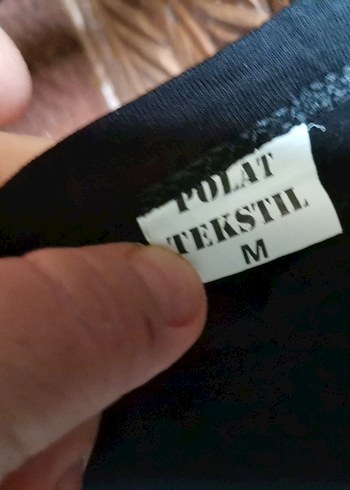 m Beden Siyah Baskılı Tshirt