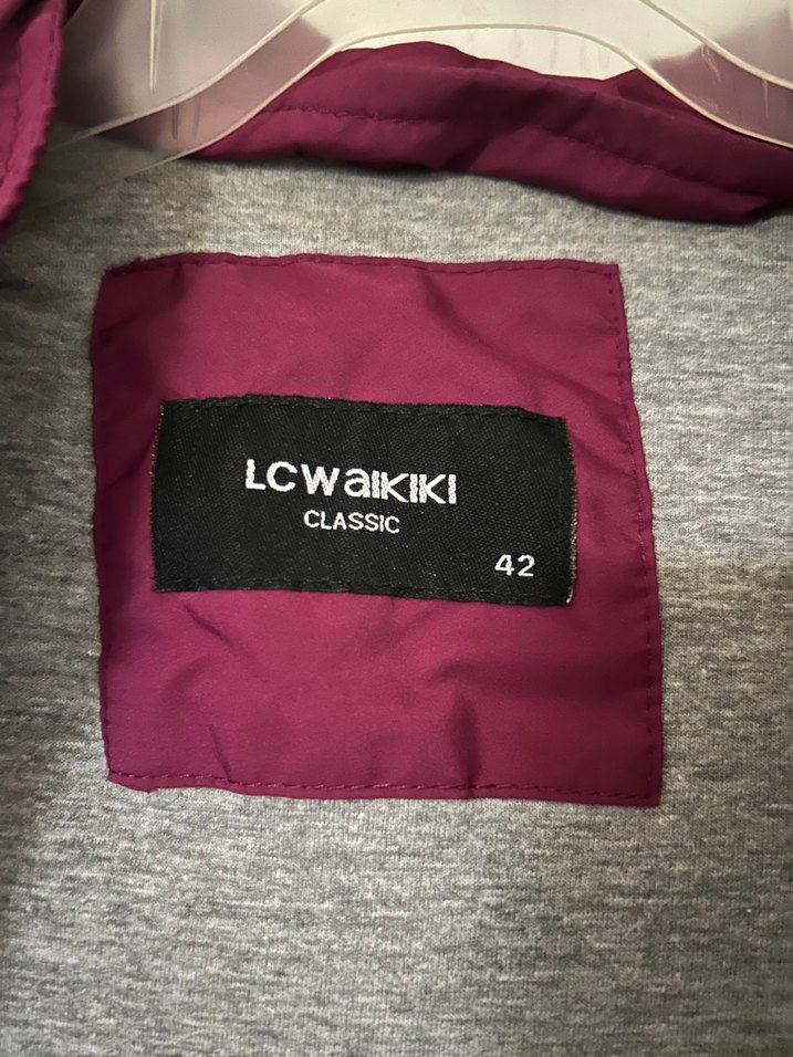 LCW Fuşya Fermuarlı Kadın Astarlı Yağmurluk - Görsel 3