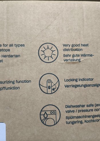  Beden gri Renk fissler düdüklü tencere