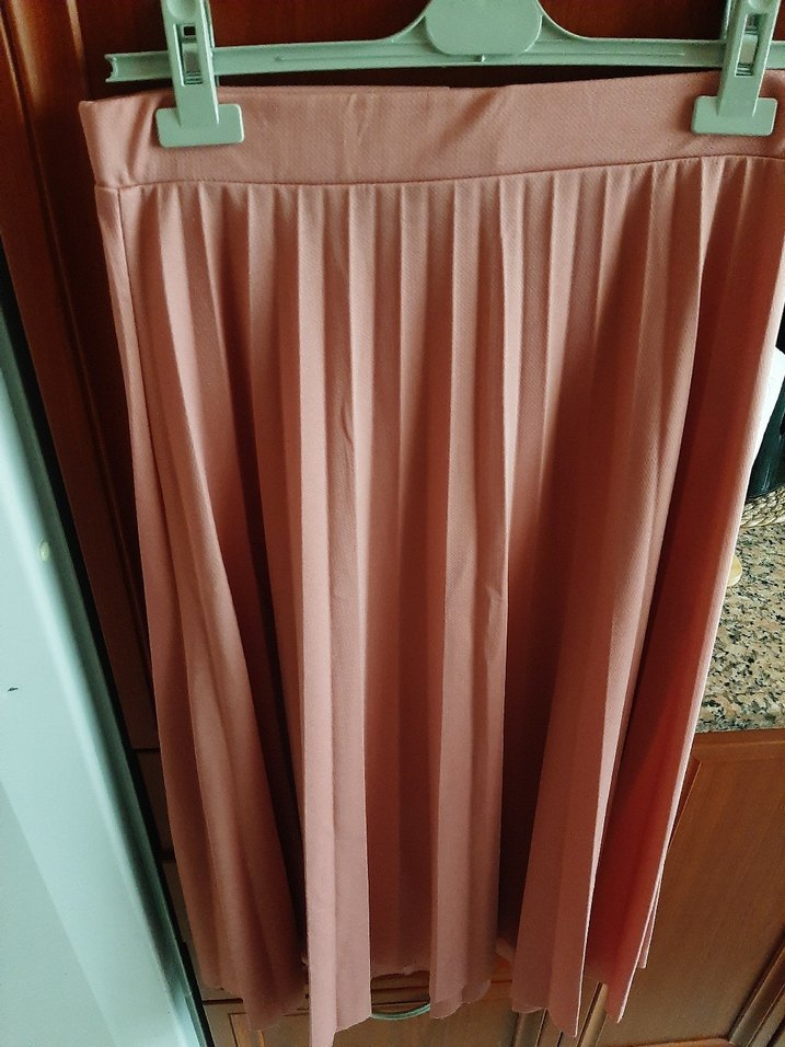 Pembe Bohem Uzun Kadın Etek - Görsel 2