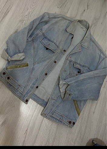 xl Beden mavi Renk Oversize kot ceket