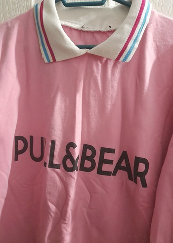 Pembe Uzun Kollu Loose Fit Sweatshirt - Görsel 3