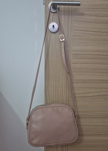  Beden pembe Renk Pierre Cardin Pudra Pembe Askılı Çanta