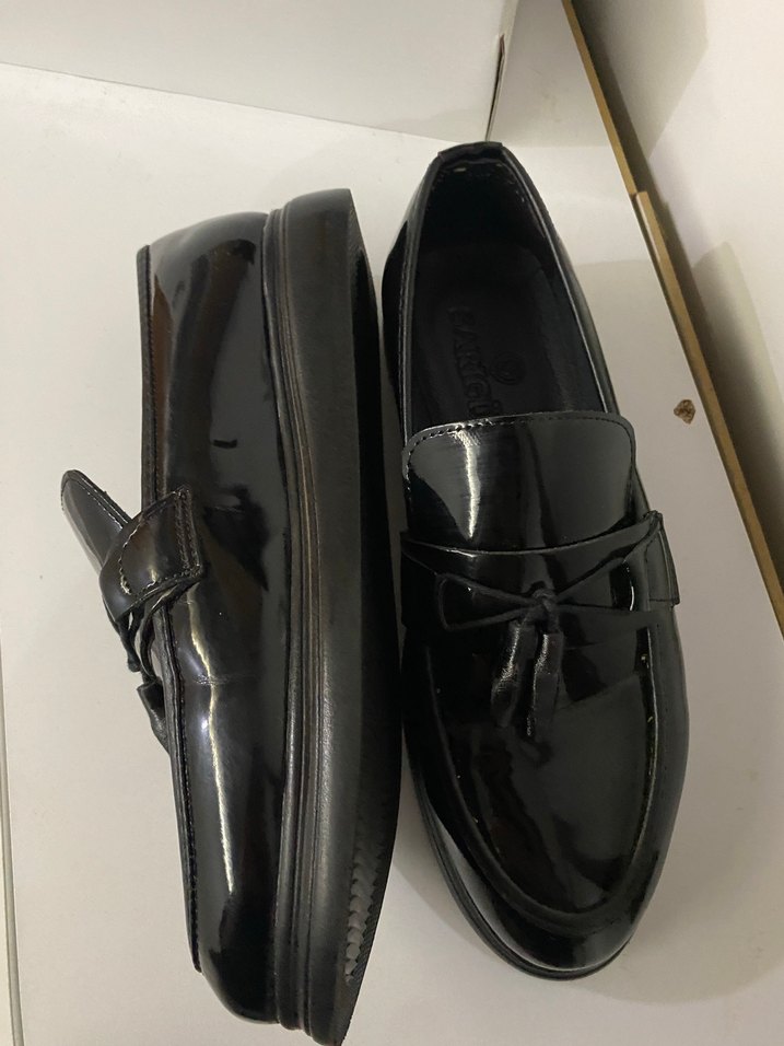 Klasik Siyah Erkek Çocuk Loafer Ayakkabı - Görsel 2