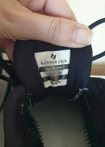 36 Beden siyah Renk Hammer Jack Siyah Dolgu Topuklu Spor Ayakkabı